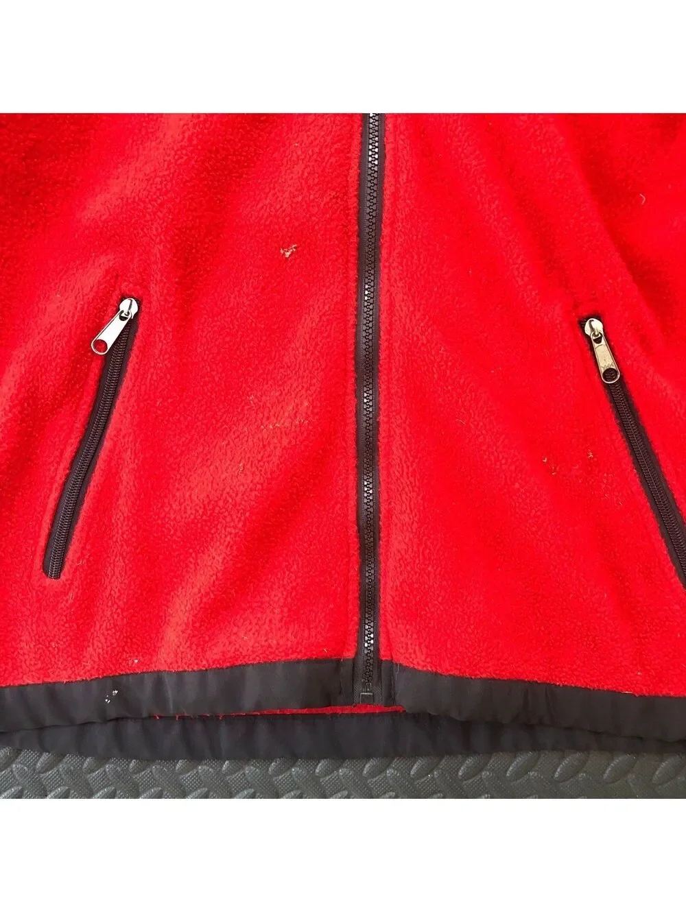 The North Face Red and Black Gore-Tex Fleece Jacket Size S